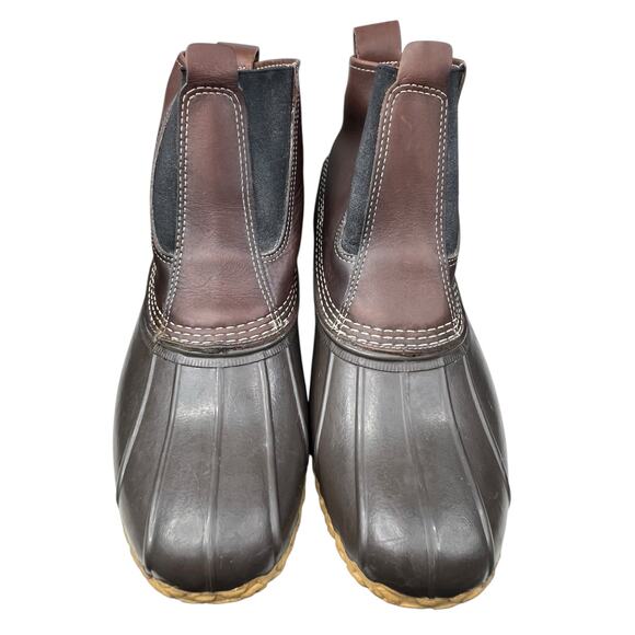 L.L. Bean Men’s Brown Waterproof Chelsea Duck Boot Size US 13 - Picture 7 of 10